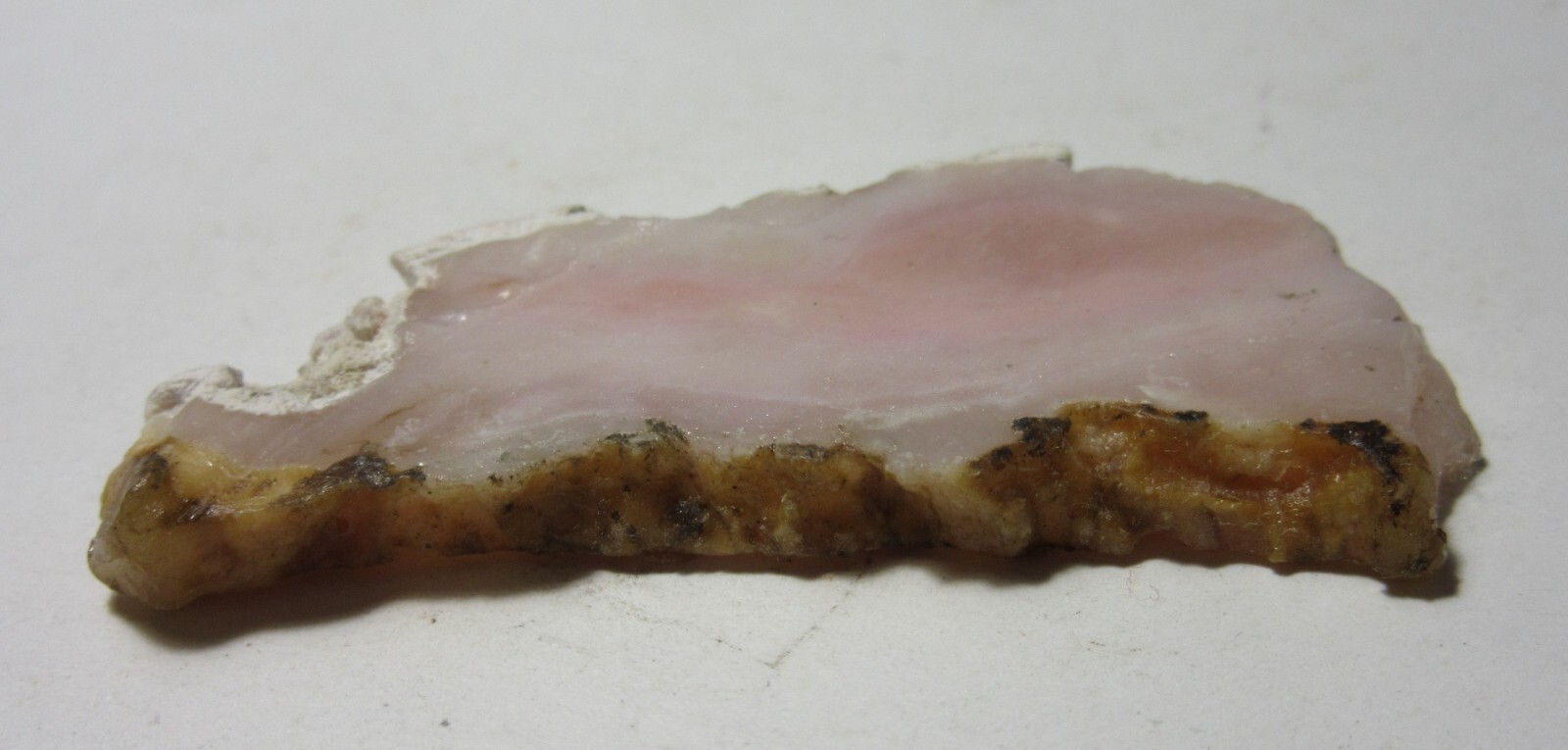 Pink Opal Mineral 2 1/8″ Slice Spencer Idaho Collectible POMSTC-3s