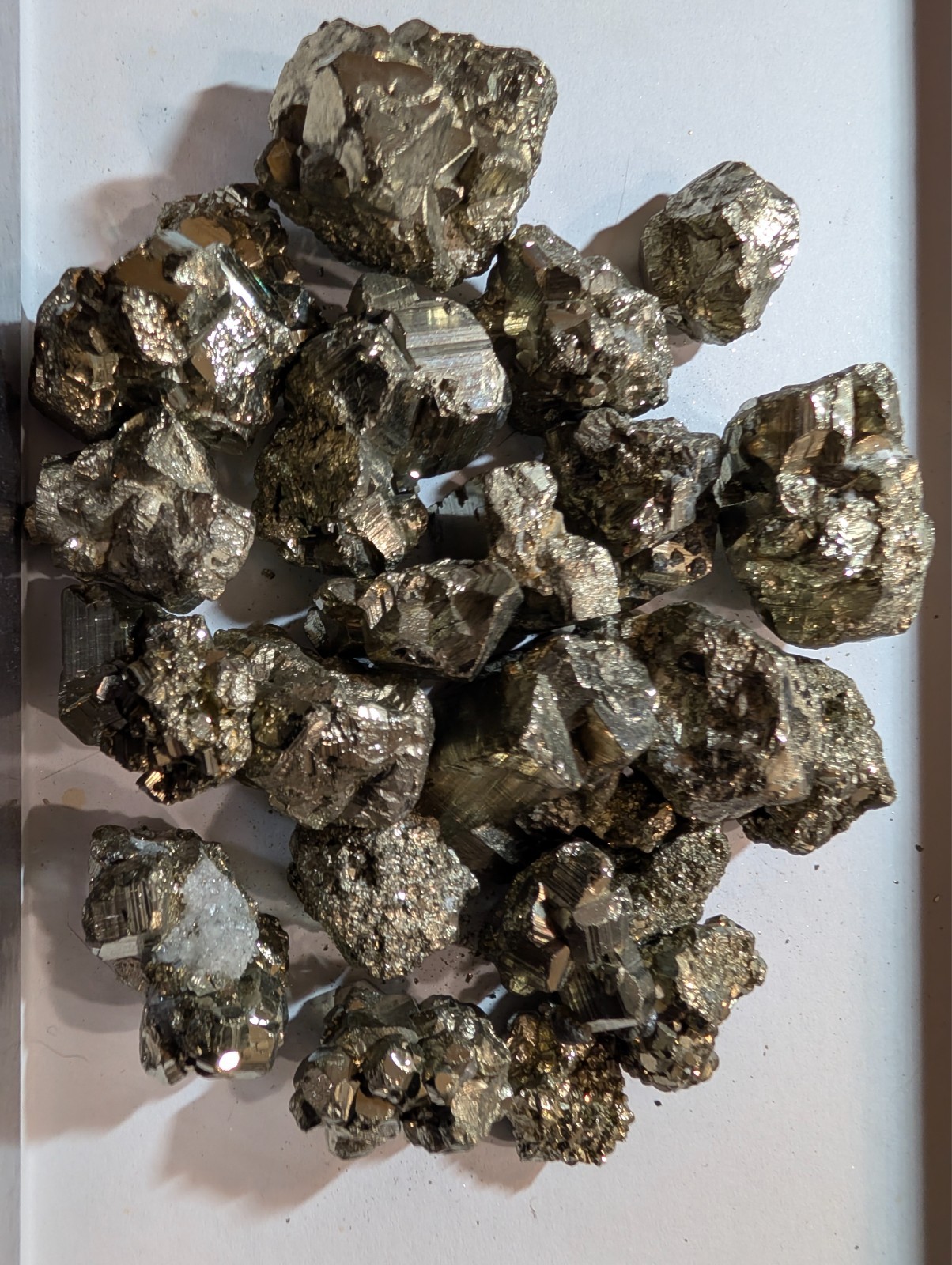 15 oz Peruvian Pyrite Crystal Stones | BULK WHOLESALE