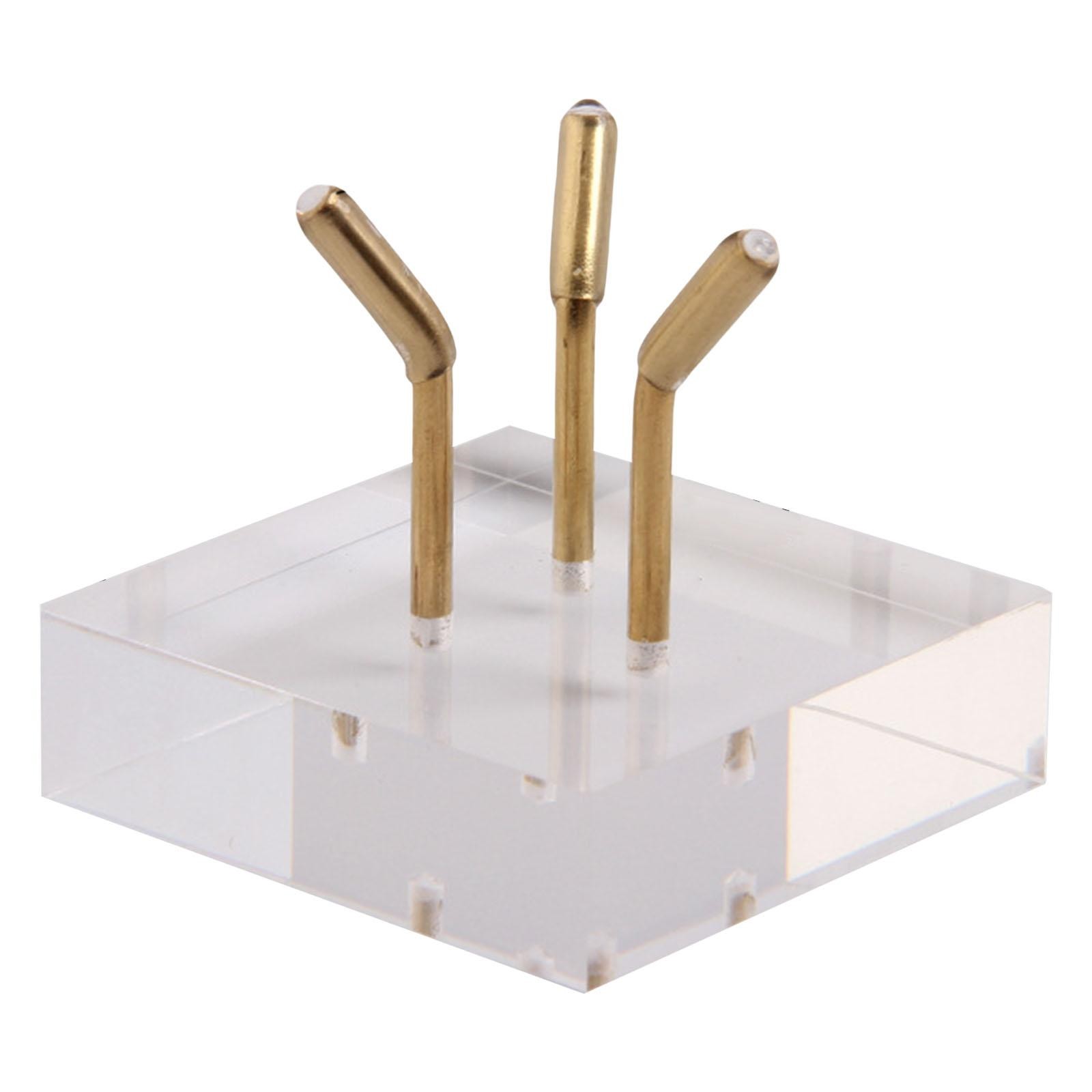 Acrylic Display Holder Display Easel Stand Support Rack Mineral for Ball Agate