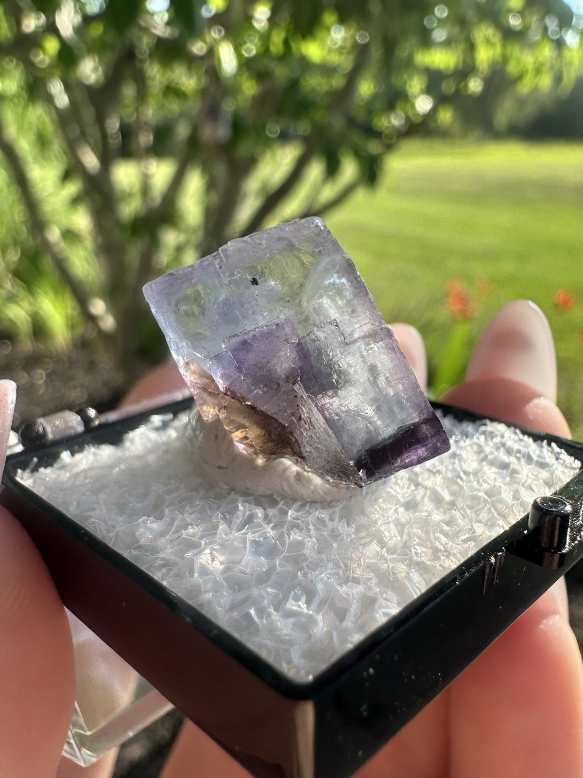 Etched Purple And Blue Fluorite, Minerva No. 1, Illinois