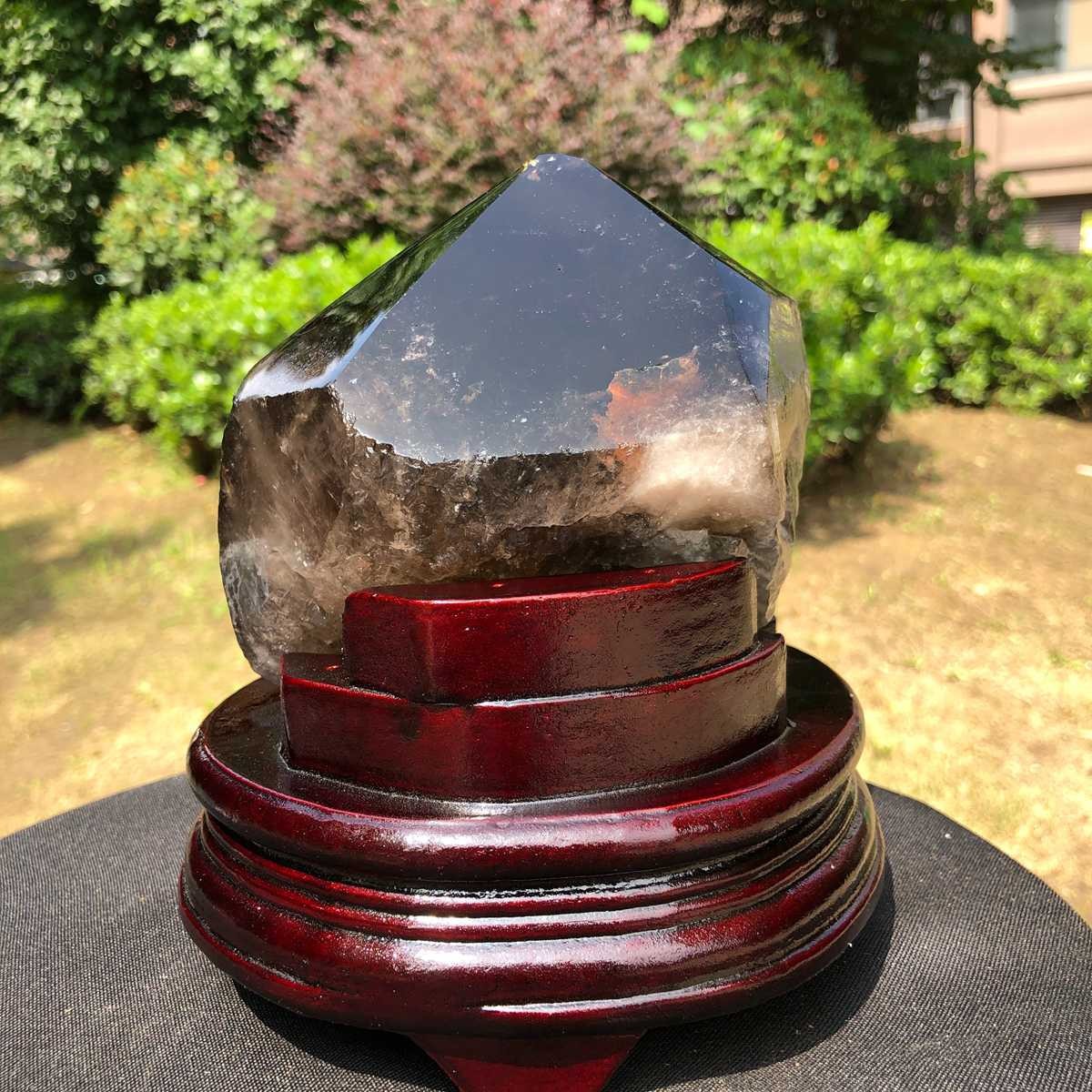 5.25LB Natural Black Crystal Quartz Mineral Specimen Healing Reiki 1816