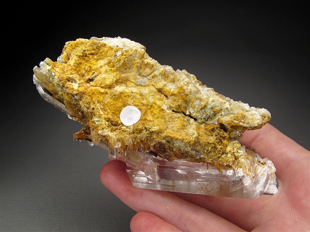 Gypsum var. Selenite Qinglong Mine Guizhou Province, China