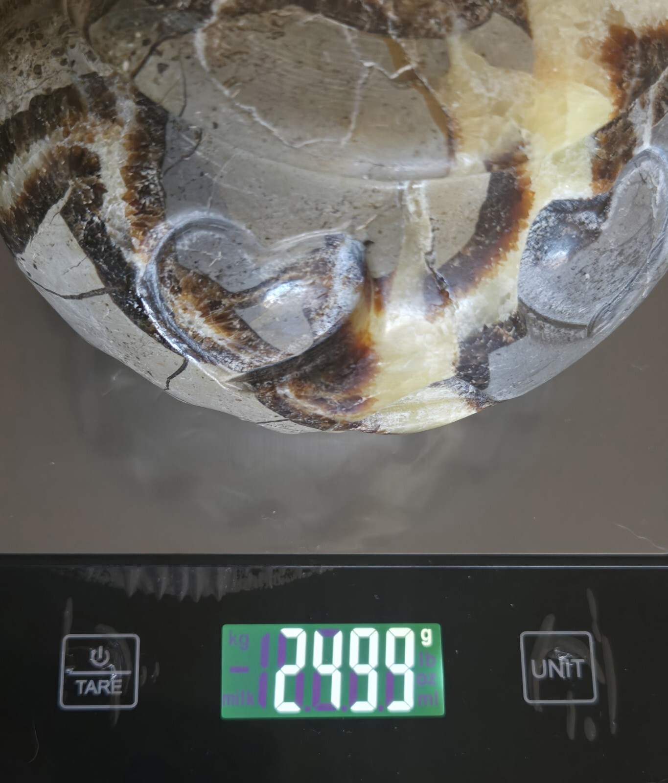Natural Dragon Septarian Pumpkin Quartz Crystal UV Reactive Reiki Healing 5+LB