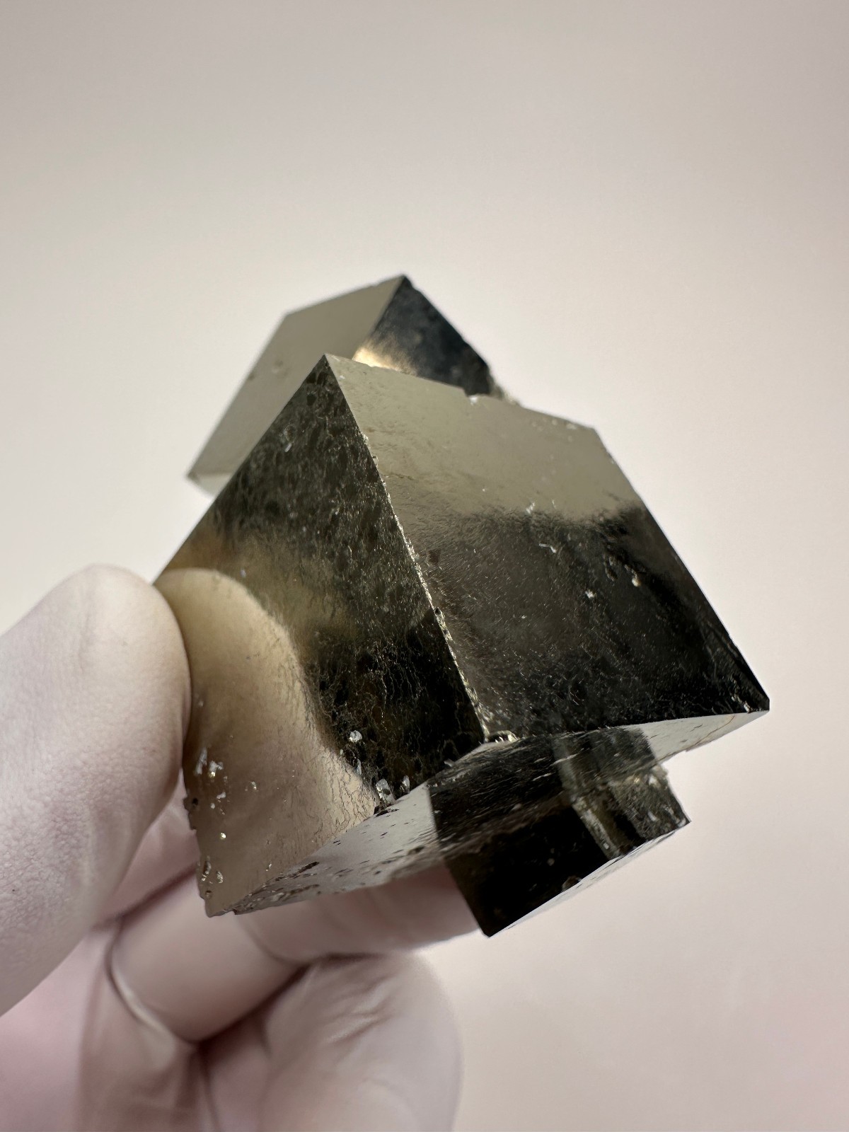 LARGE Rare Lusterous Entwined Interlocking Pyrite Cube Cluster_Spain