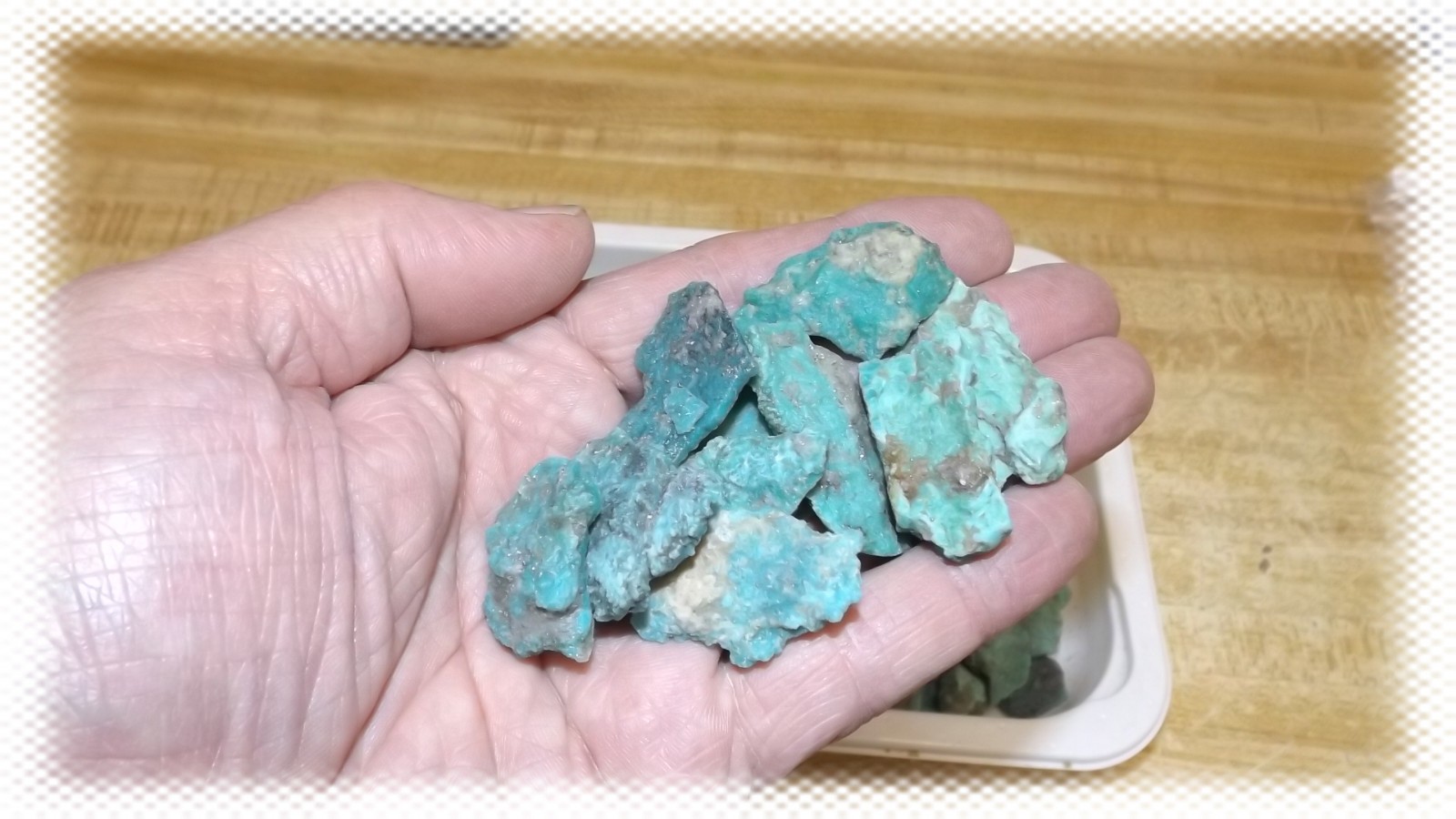 5gr Lots – Real Turquoise Gem Rough Mexican FREE SHIPPING Natural Authentic