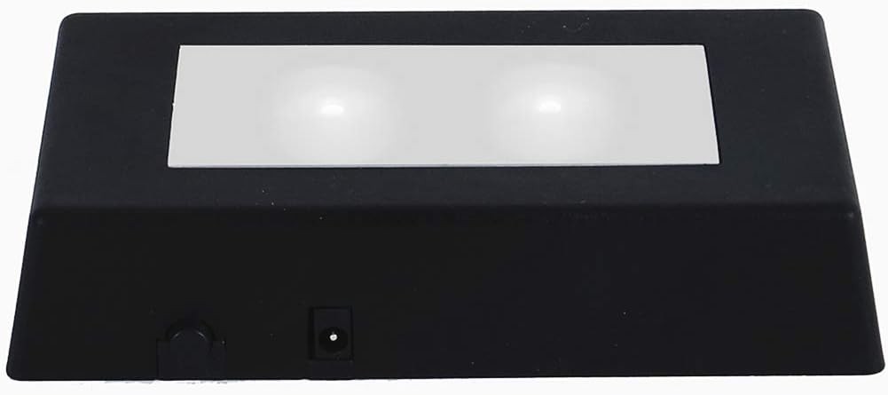 LED Light Base Rectangle Stand, Color Changing Display for 3D Crystal Art