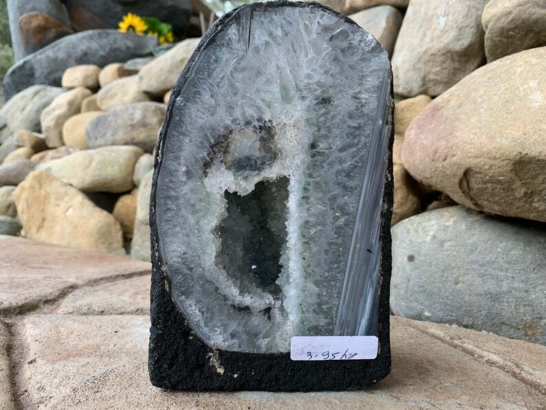 SALE! 8.12 lb BIG Amethyst Geode,Cathedral Crystal Cluster,Amethyst Uruguay