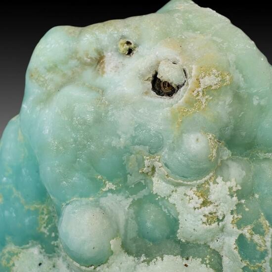 Glacial Blue Smithsonite-World Class Locality-Serpieri Mine-Attica, Greece
