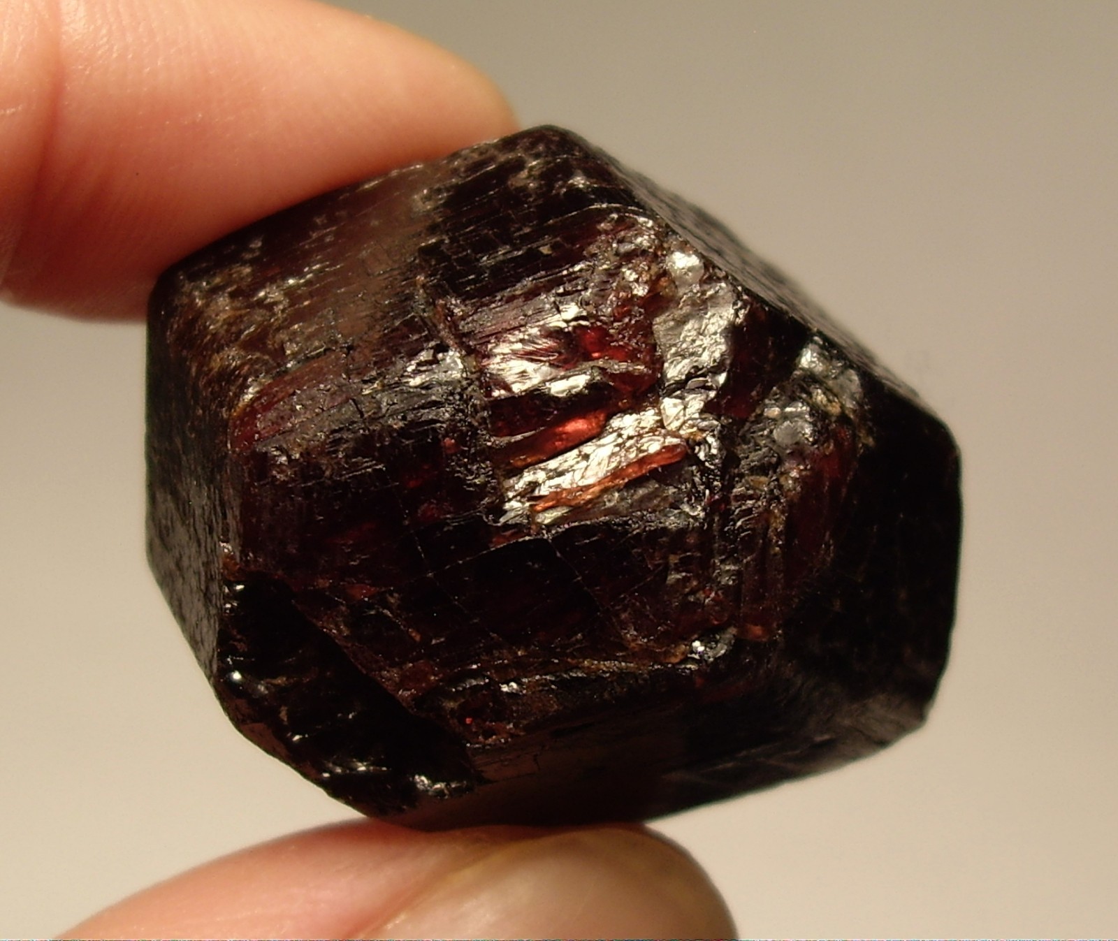Deep Red Medium Large Almandine Garnet Crystal 25.5g