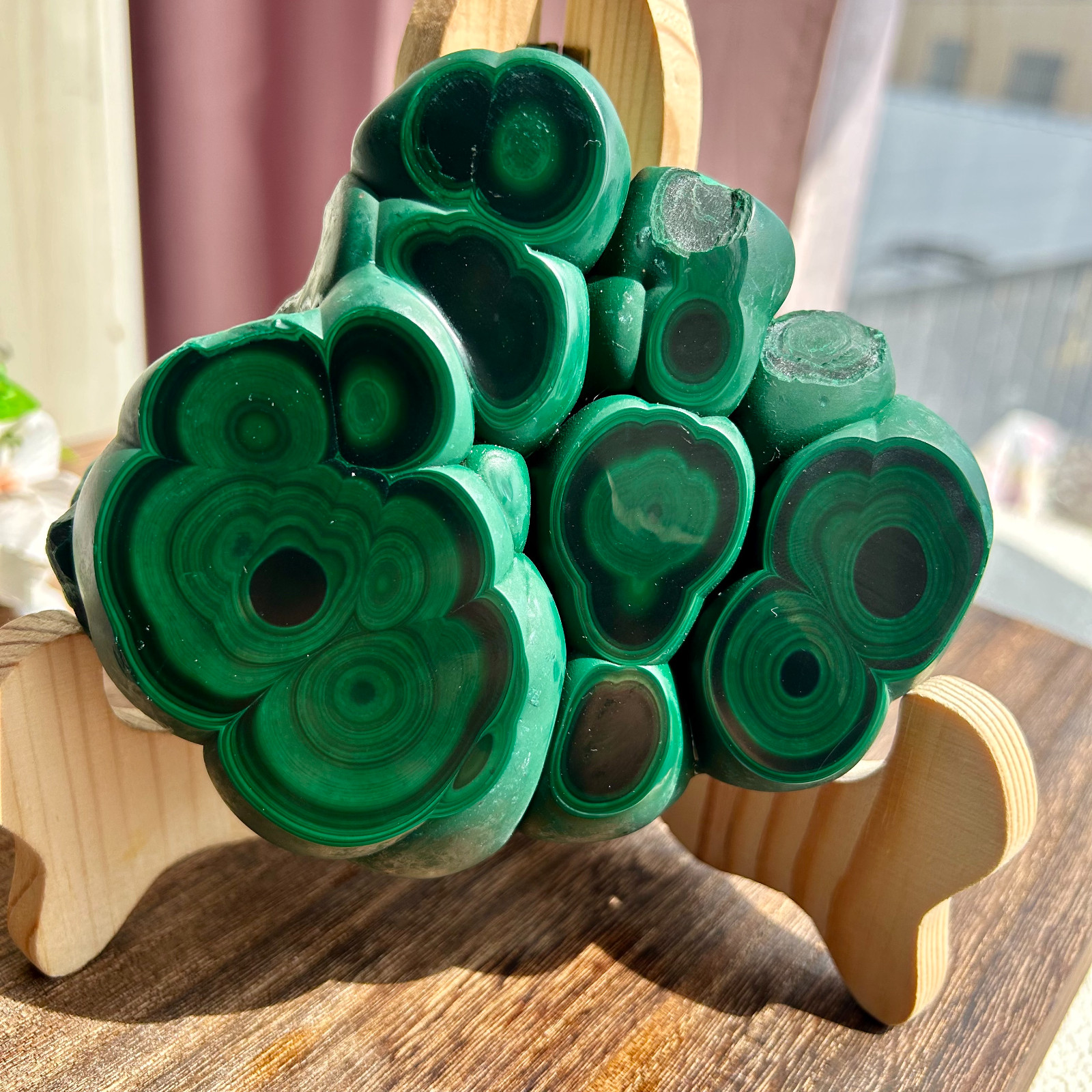 1510g Natural Green Malachite Crystal Rough Mineral specimen healing Decor