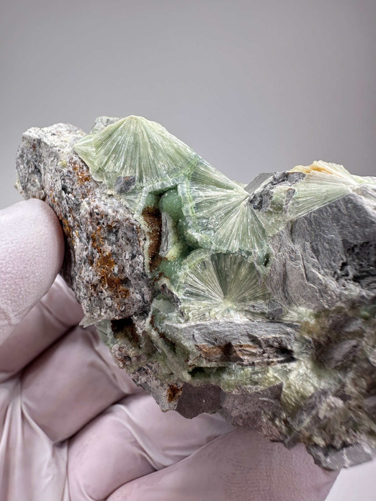 Beautiful Large RARE GREEN Wavellite Specimen from Arkansas