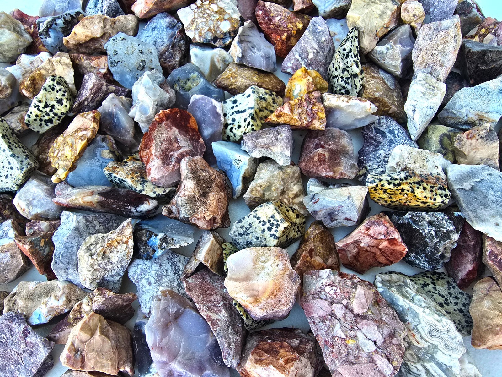 Mexico Crystals Mix Raw Rough Stones Bulk Lot for Tumbling Healing Collecting