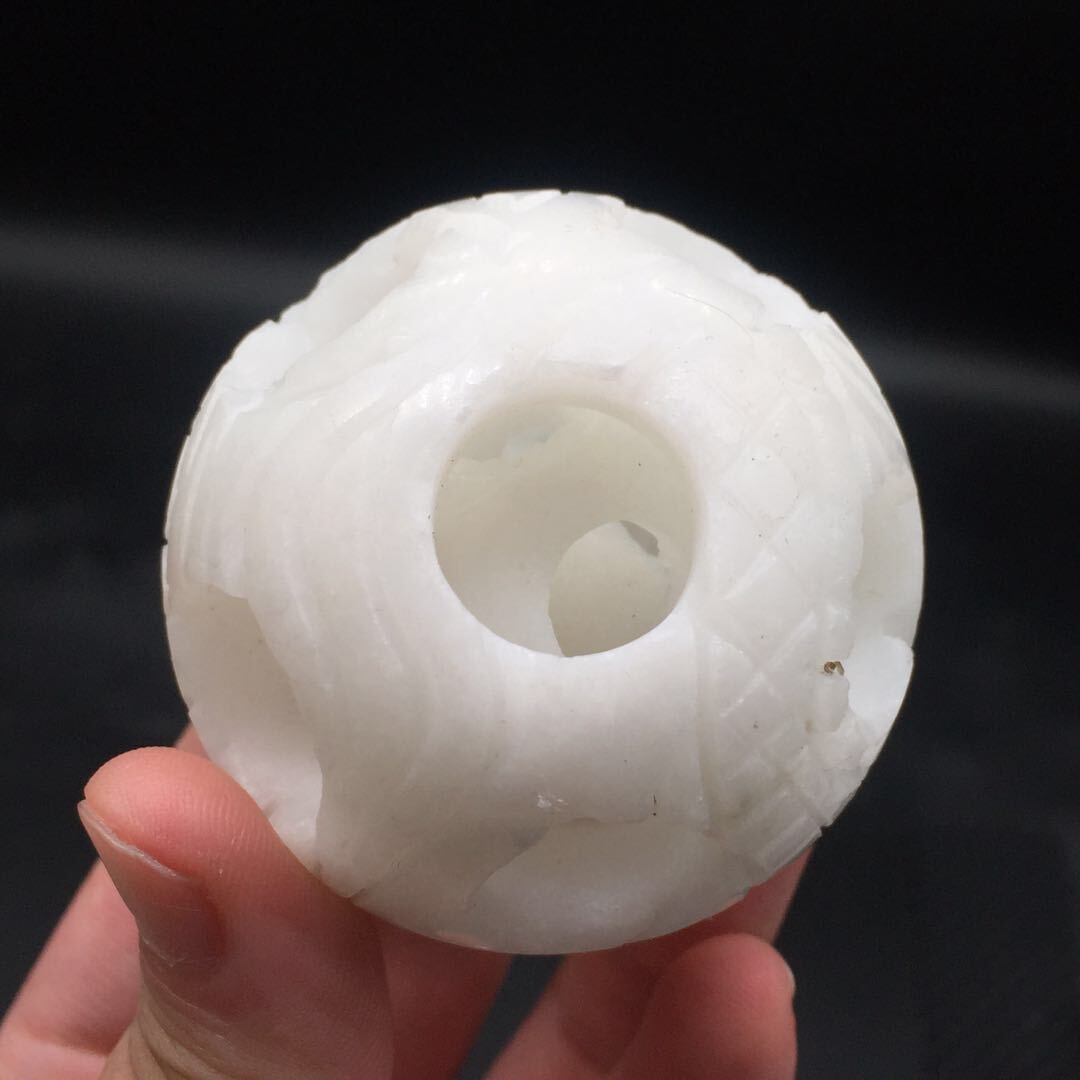 Natural White Marble Ball Crystal Quartz Sphere+Stand Healing Decorate Reiki 1Pc