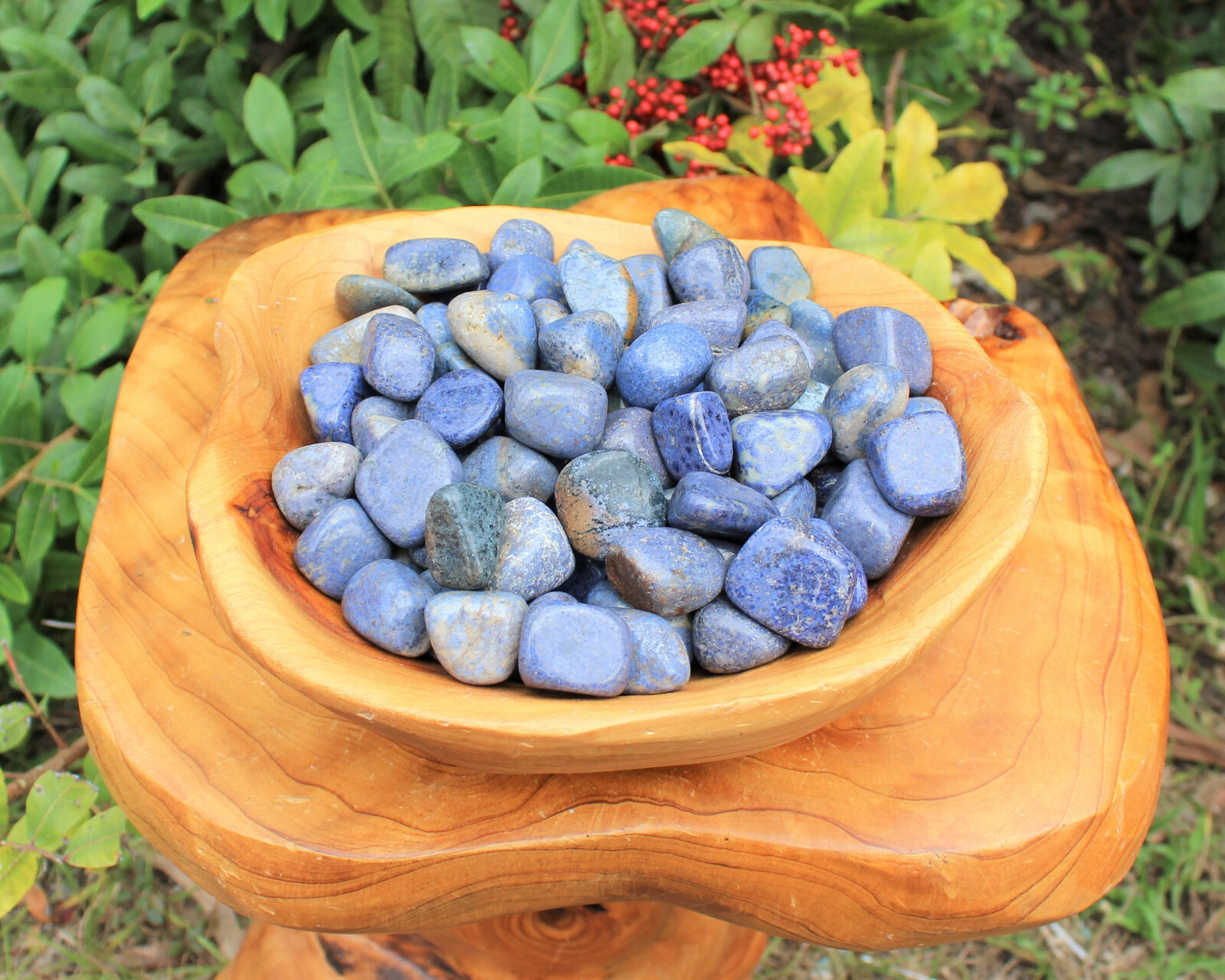 Wholesale Bulk 1/2 lb lot Dumortierite Tumbled Stones Crystal Healing Gemstone