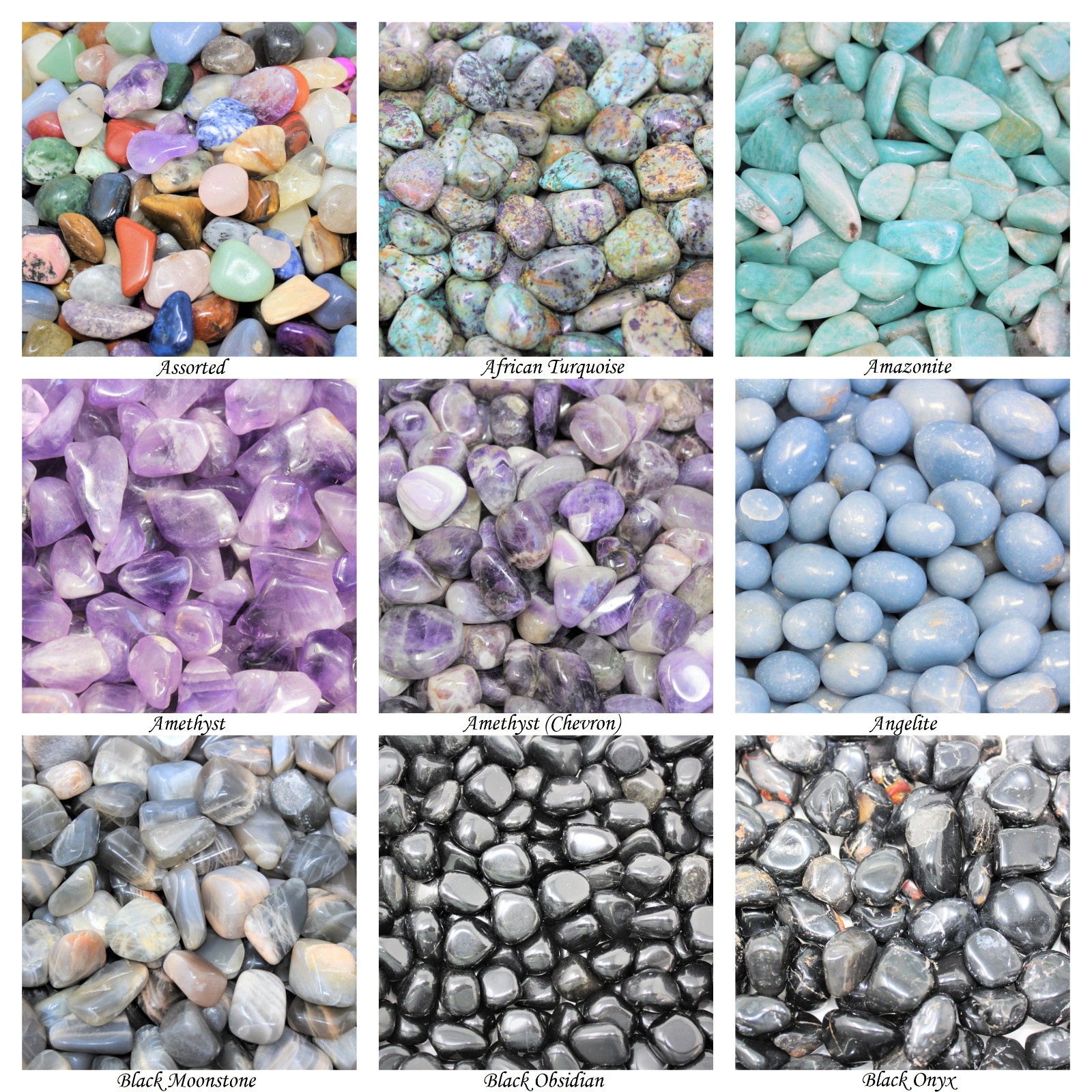 1/4 lb Tumbled Stones: U Choose Type TAKE 15% OFF 3+ ITEMS – Wholesale Bulk 4 oz