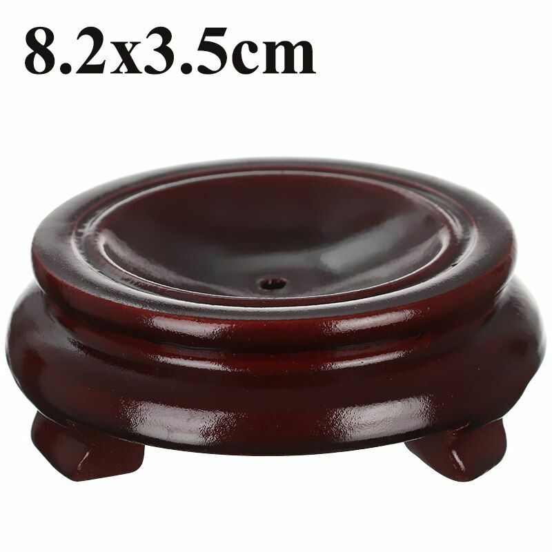 Wood Display Stand Base For Crystal Ball Holder Sphere Globe Branch Home Decor