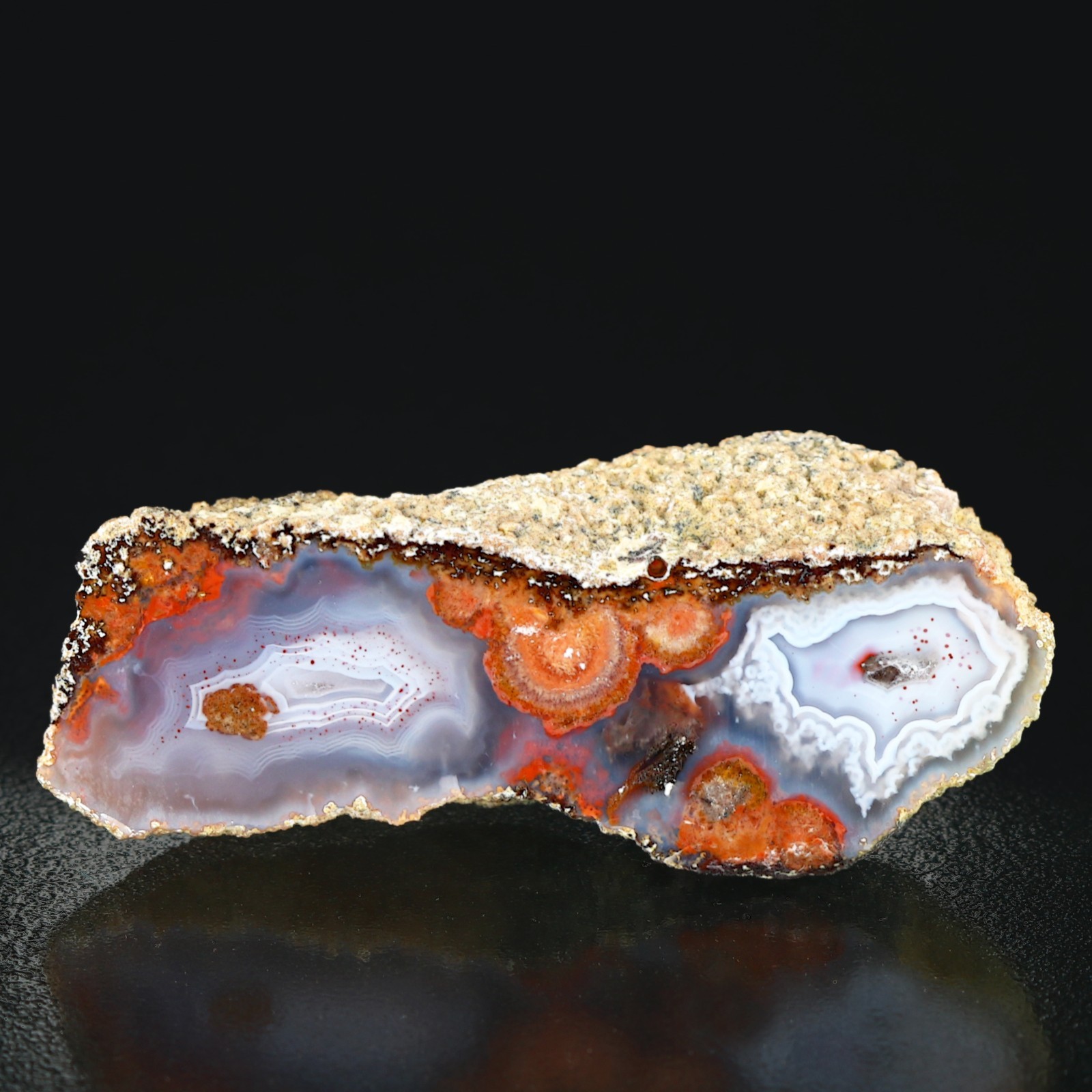 Top Agate from Doubravice, Jicin area, Czech Republic achat New Find