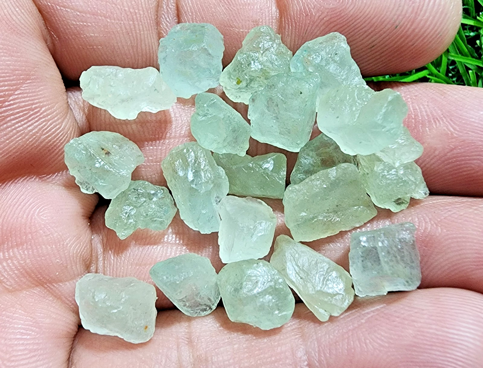 Amazing Rare Aquamarine Gemstone Rough Lot 8-12mm Loose Stones Jewelry Making