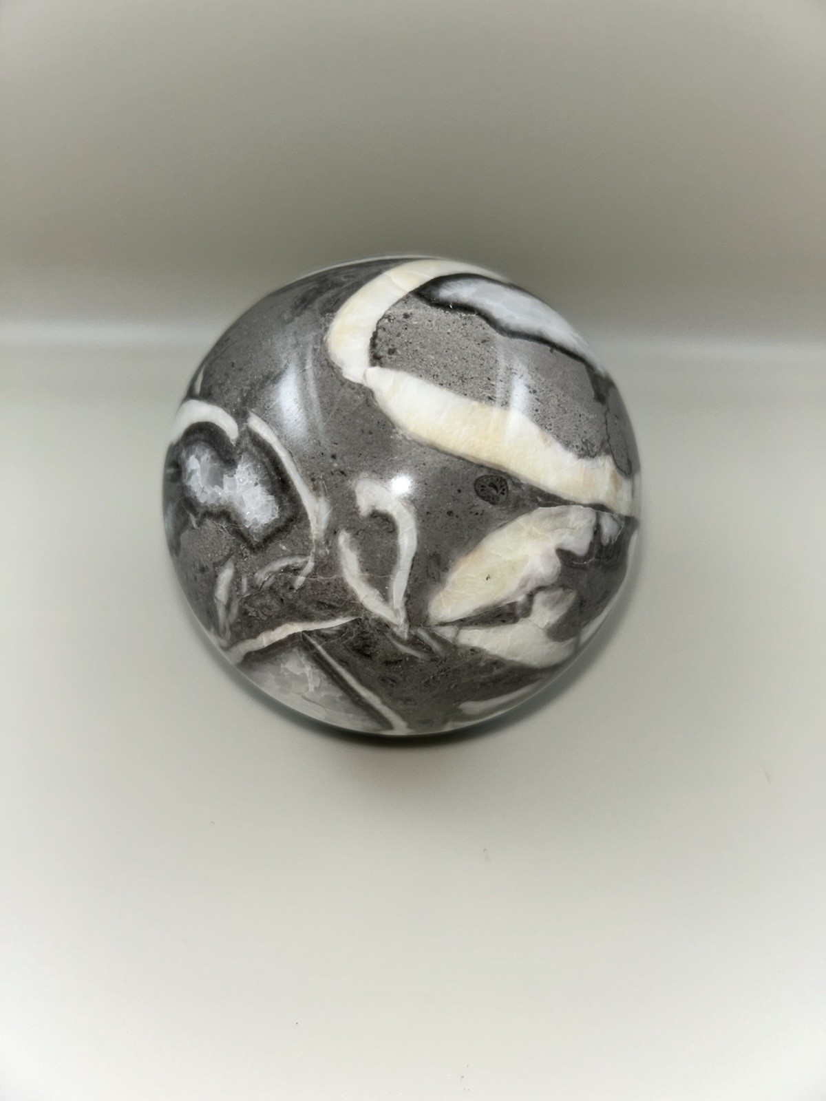 Zebra Marble/Zebra Jasper/Zebra Stone Crystal Sphere Polished Ball 3″