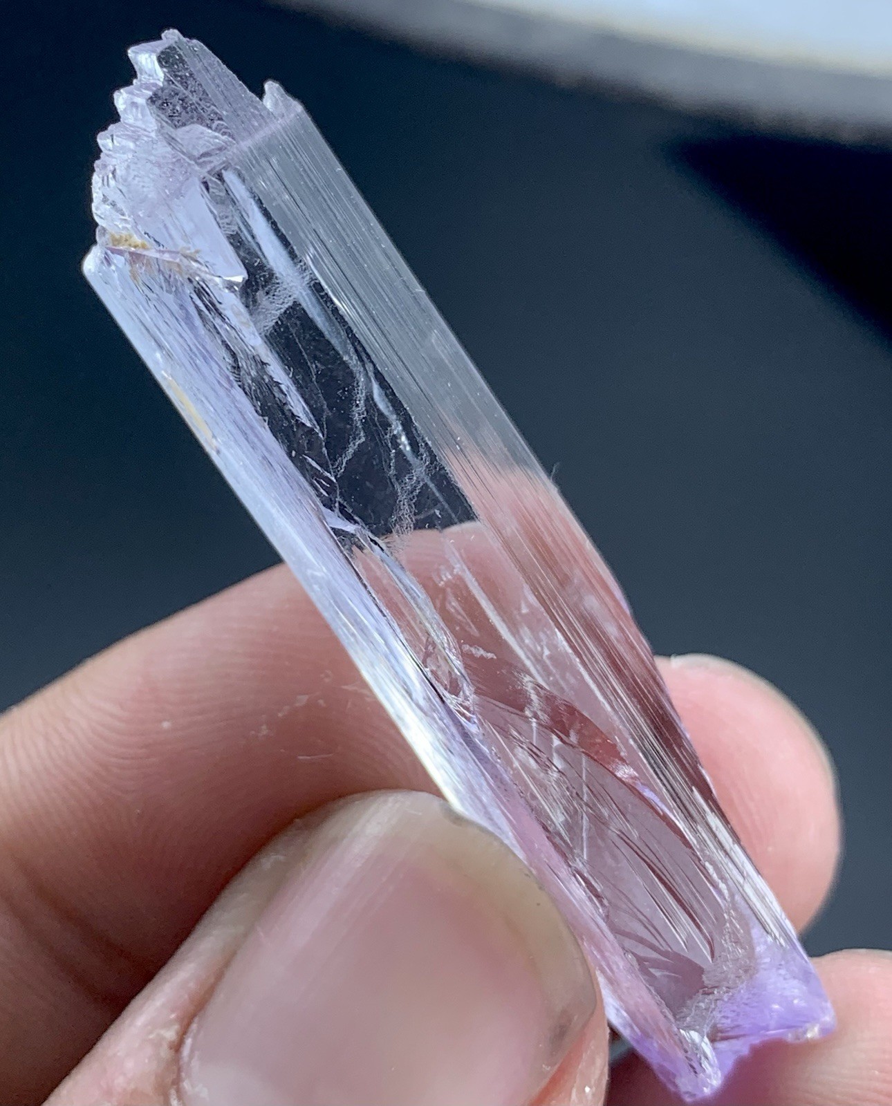 60 Cts Top Quality Kunzite Crystal From Afghanistan 50x10x12 mm