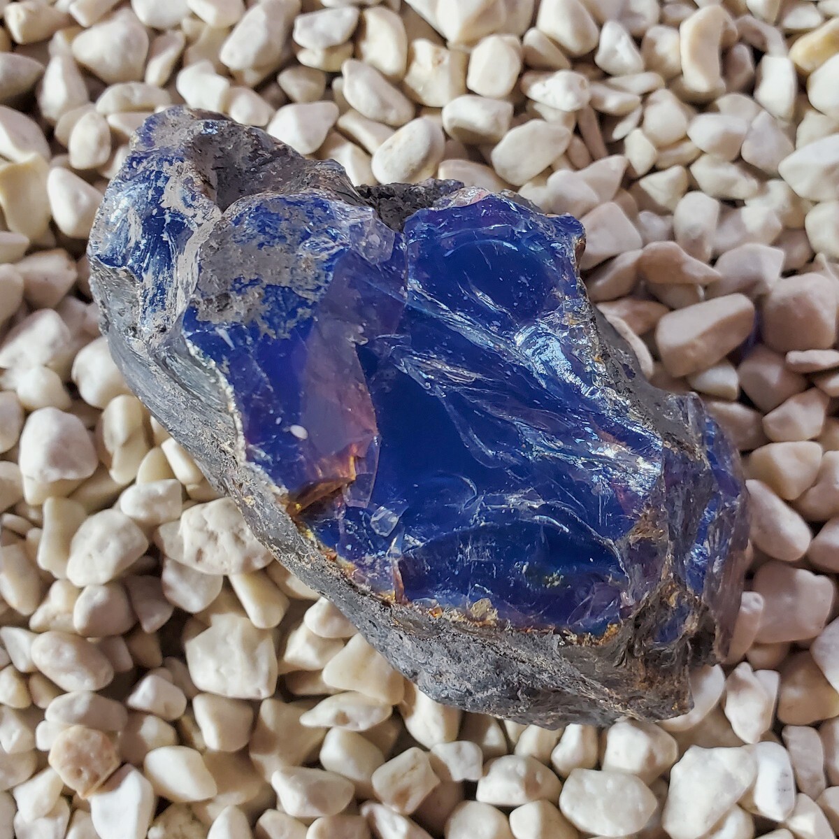 105 Grams Sumatran Blue Amber Rough #99