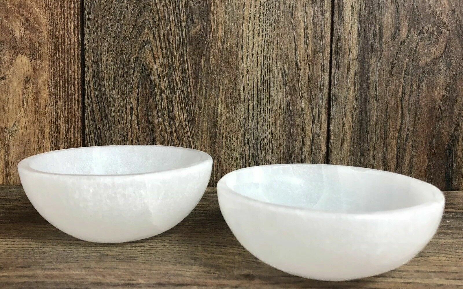 XL Selenite “Charging” Bowl White Crystal Stone Reiki CHARGED Healing Cleansing