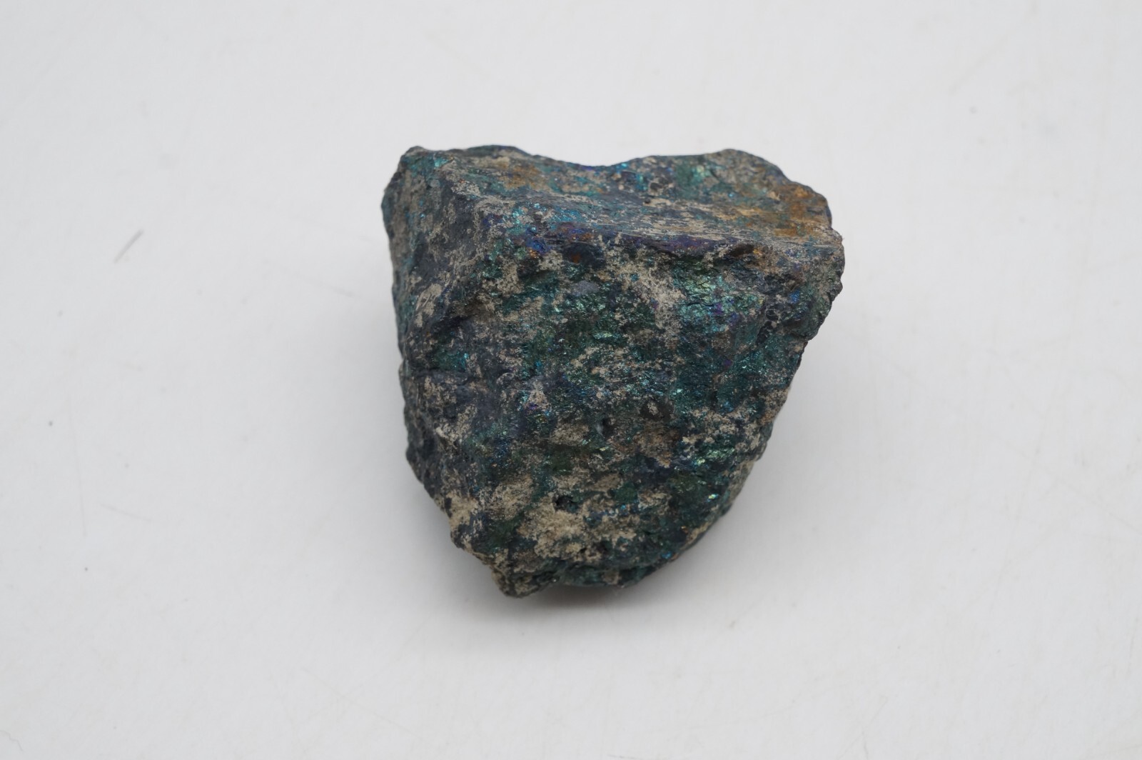 Blue and Teal Peacock Copper Stone Rock Chalcopyrite or Peacock Ore 116gr 4.1oz