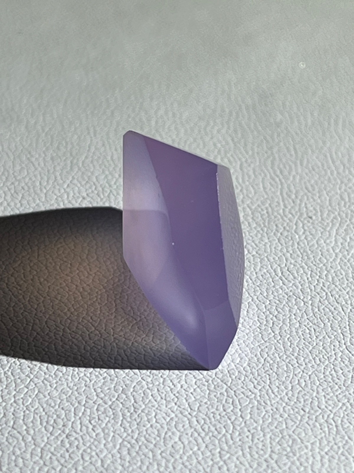 Purple chalcedony 27.05 ct One of Kind Geometric Pendant. Origin : Indonesia.
