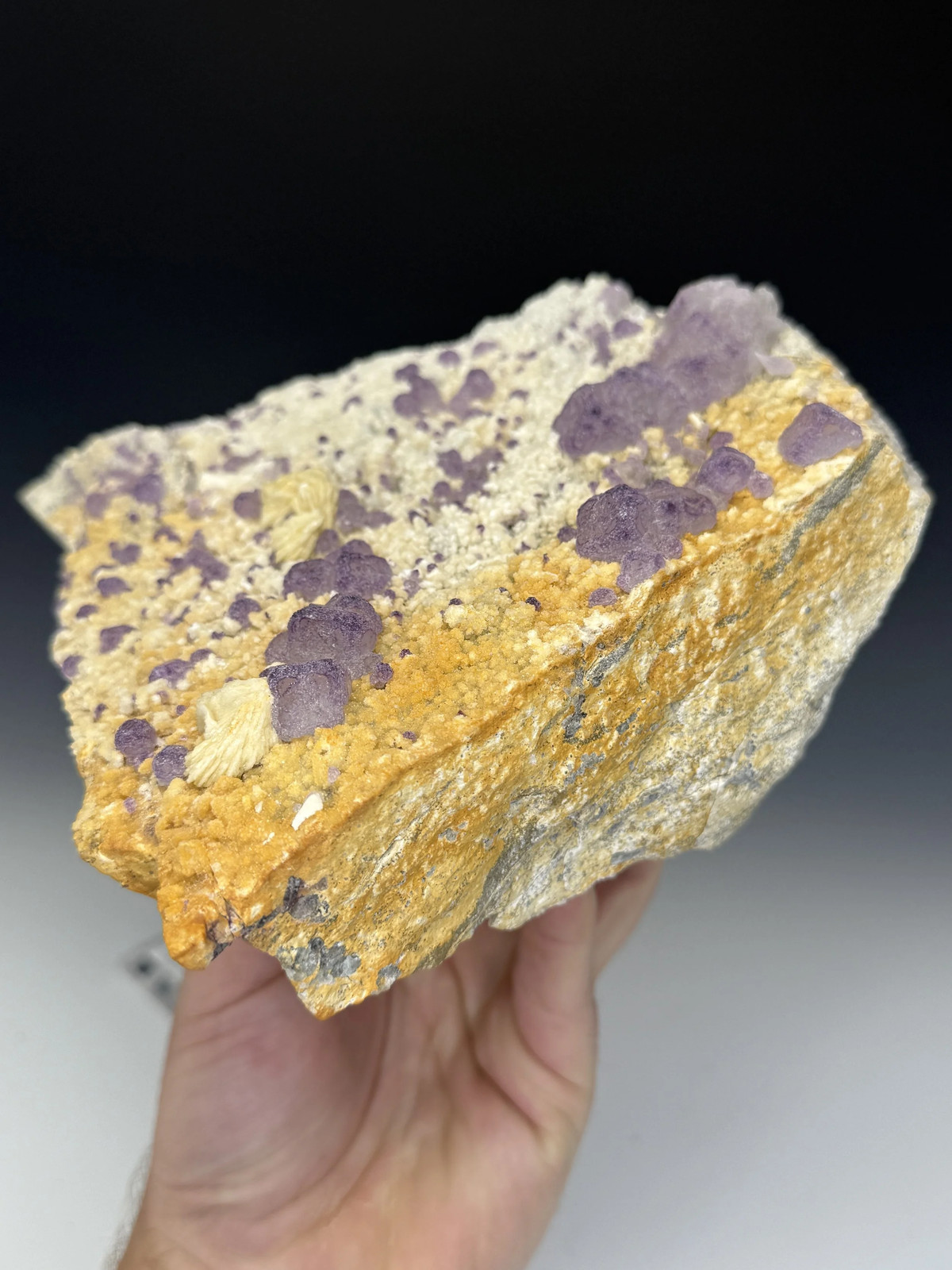 Fluorite, Baryte, De’an Fluorite Mine, Wushan, De’an County, Jiangxi Province