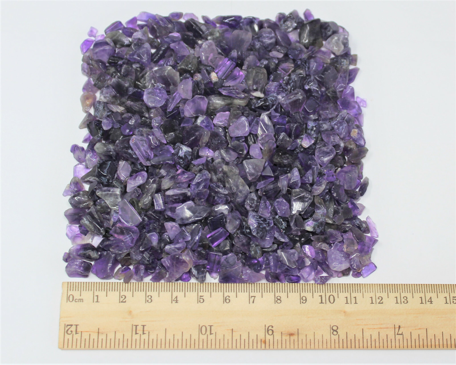 Amethyst Semi Tumbled Gemstone Mini Chips 5-15 mm, ‘A’ Grade Wholesale Bulk Lots