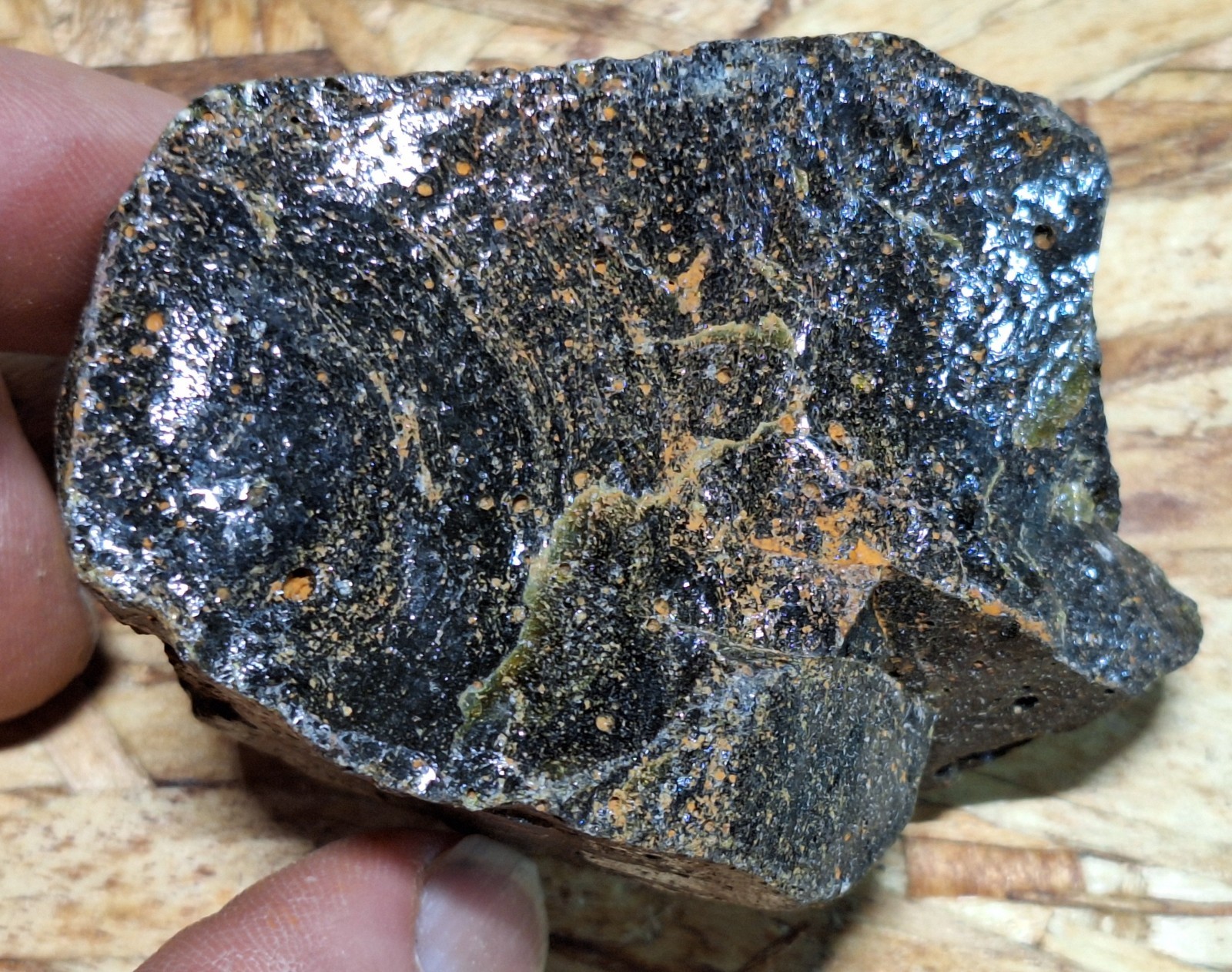 Michigan Leland Blue Stone 150 Year Old Furnace Glass – Slag Glass