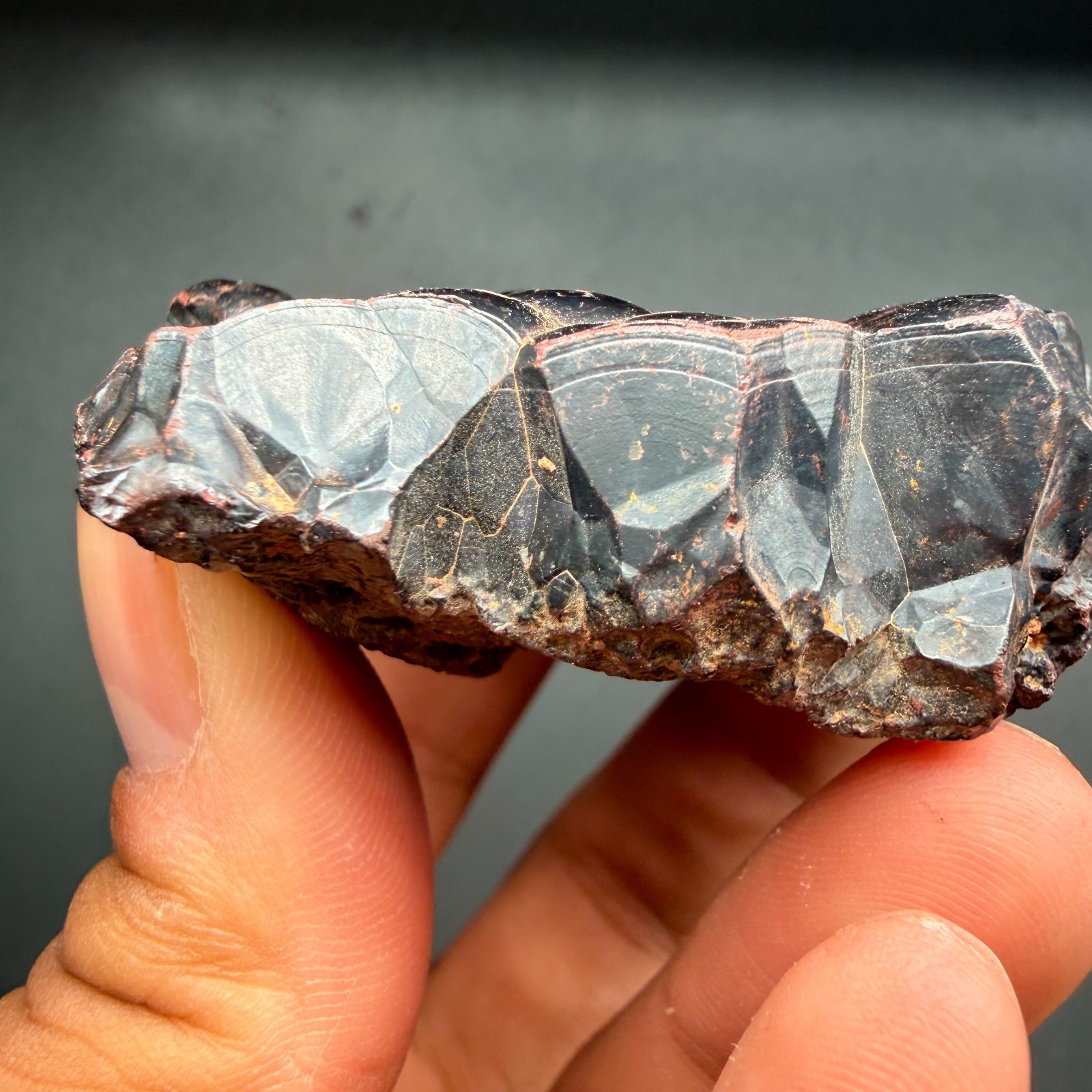 Botryoidal Hematite Specimen from Morocco 171g – Natural Iron Rose Formation