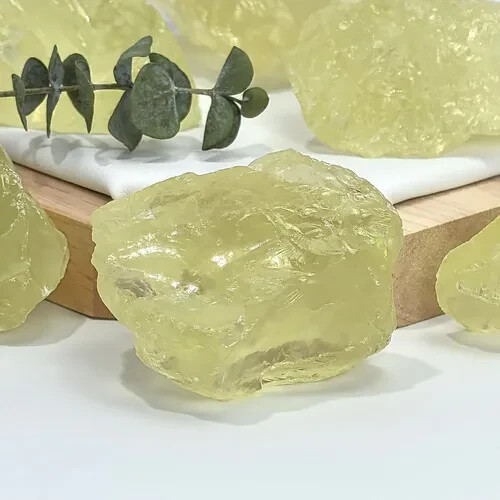 5PCS AAA+ Raw Citrine Stone Natural Rough Citrine High Energy Attract Wealth