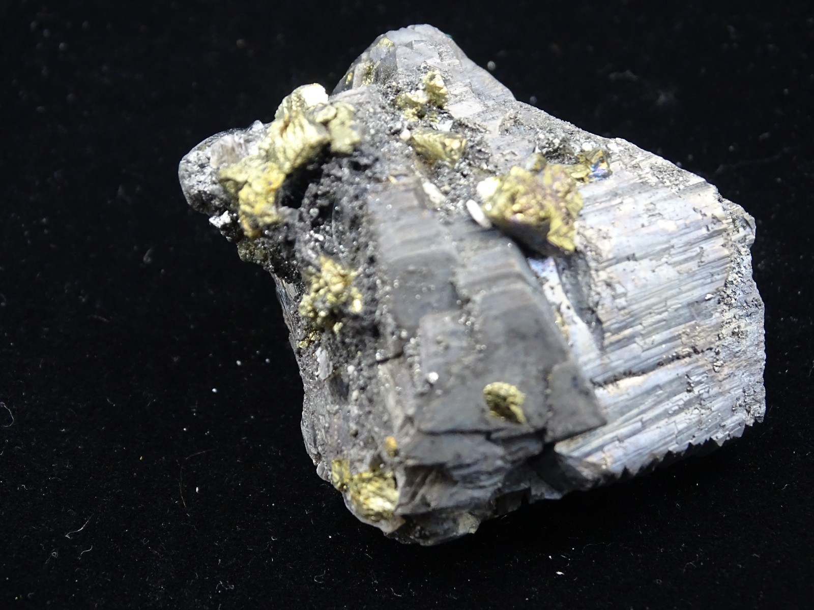 Silvery-white Arsenopyrite and Pyrite, China