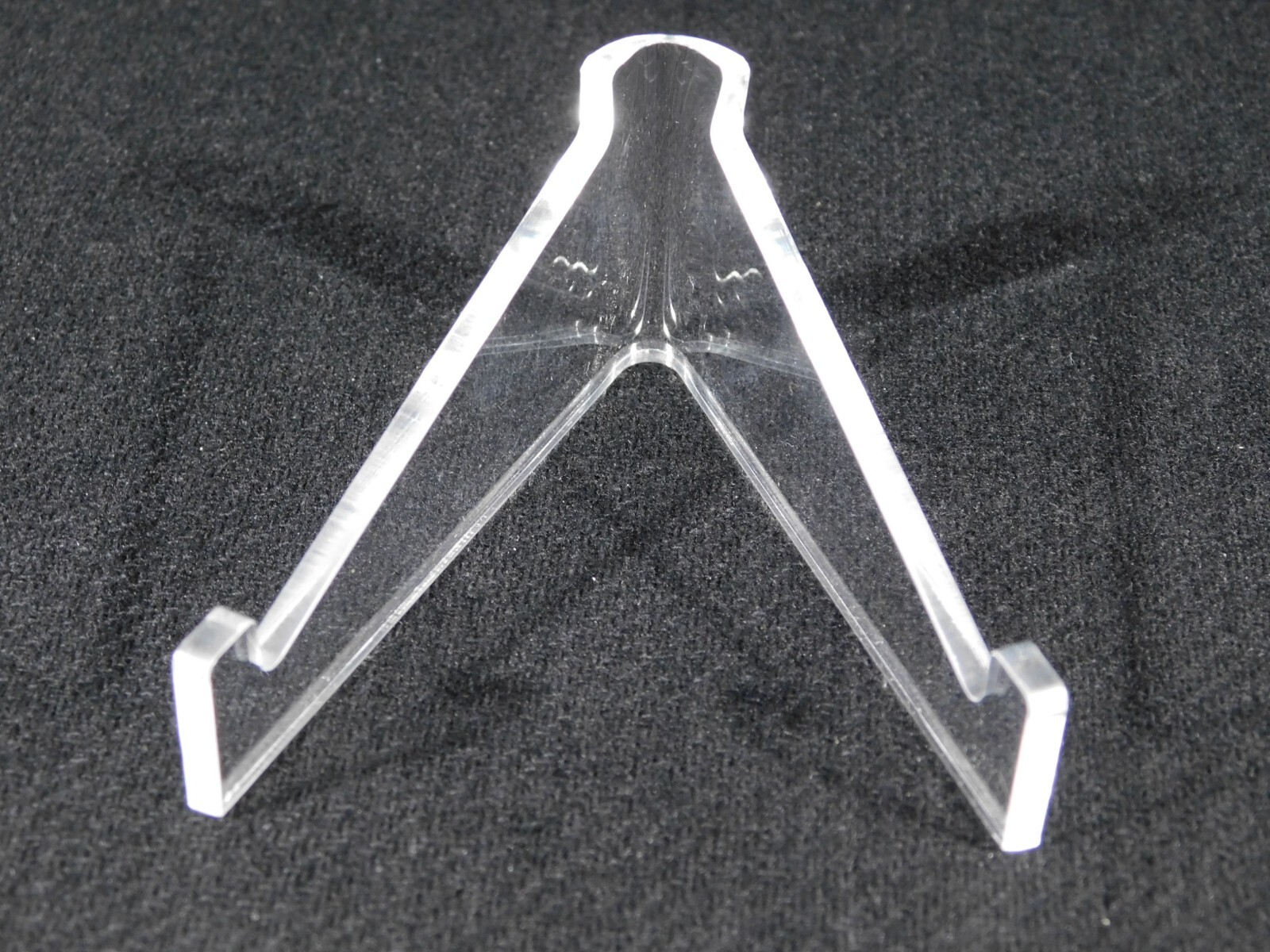 Easel Display Stand Small Size Clear Lucite Low Profile