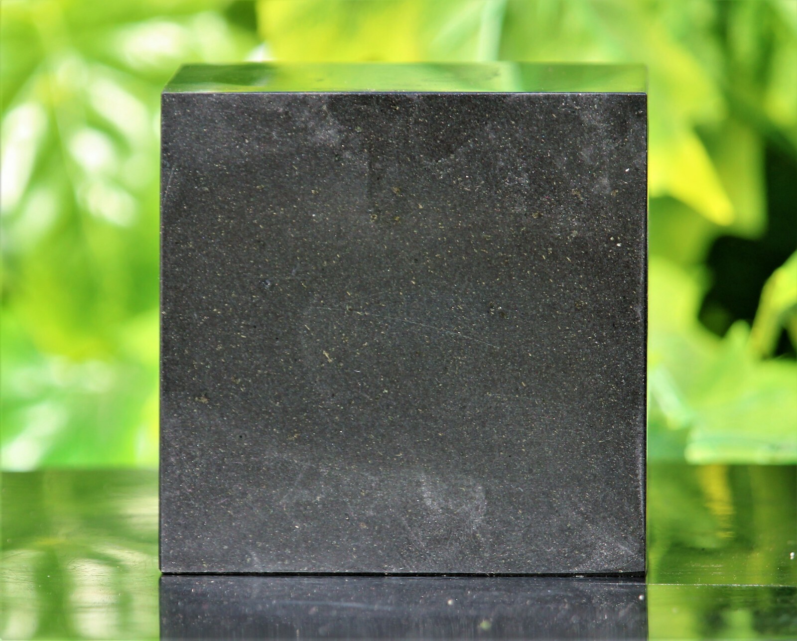 Large 105MM Black Tourmaline Quartz Crystal Chakra Healing Energy Stone Cube