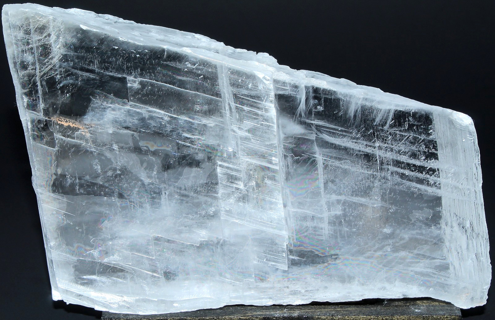 XL AAA Utah Ice Selenite Slab / 6.20″ (157.48mm) / 16.00 oz (453.59gr) / 3725