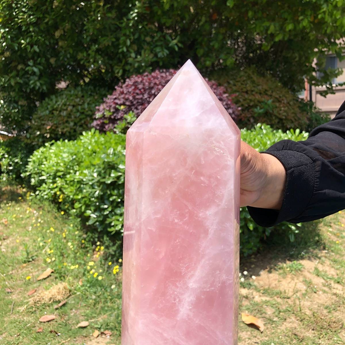 9.46LB Large Natural Powder Crystal Column Wand Obelisk Mineral Healing 5052