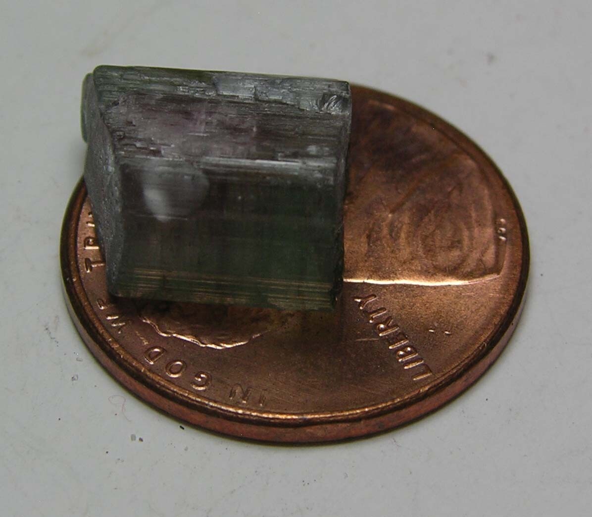 8.50ct Afghan 100%Natural Raw Watermelon Tourmaline Crystal Specimen 1.65g 11mm
