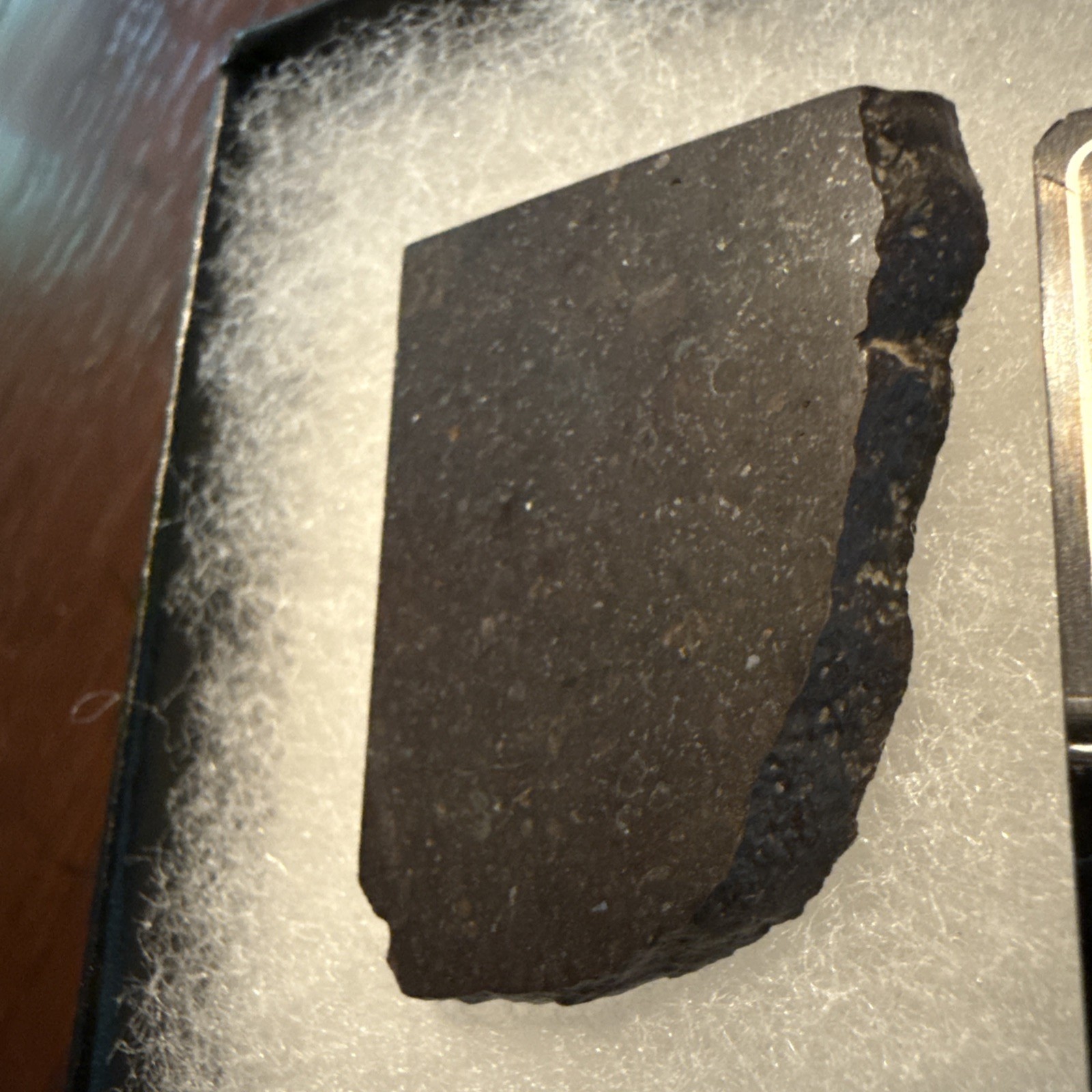 12.5 g Chondrite Meteorite Slice, Africa