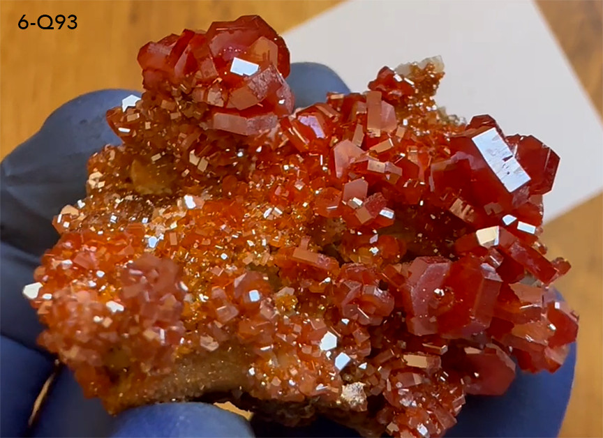 Vanadinite World Class Museum Grade A+ Crystals BIG 48g – US Gemologist Seller