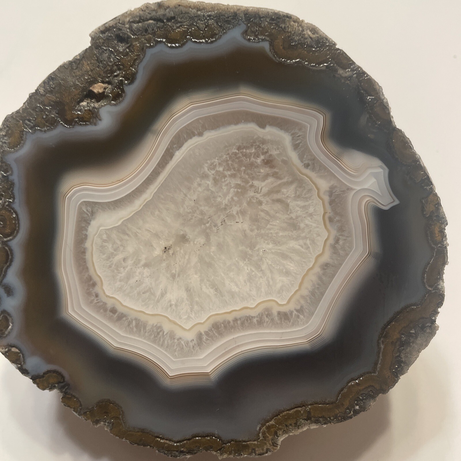 HUGE 3+ Pound Agate!! Cut, Not Polished BEAUTIFUL!!!