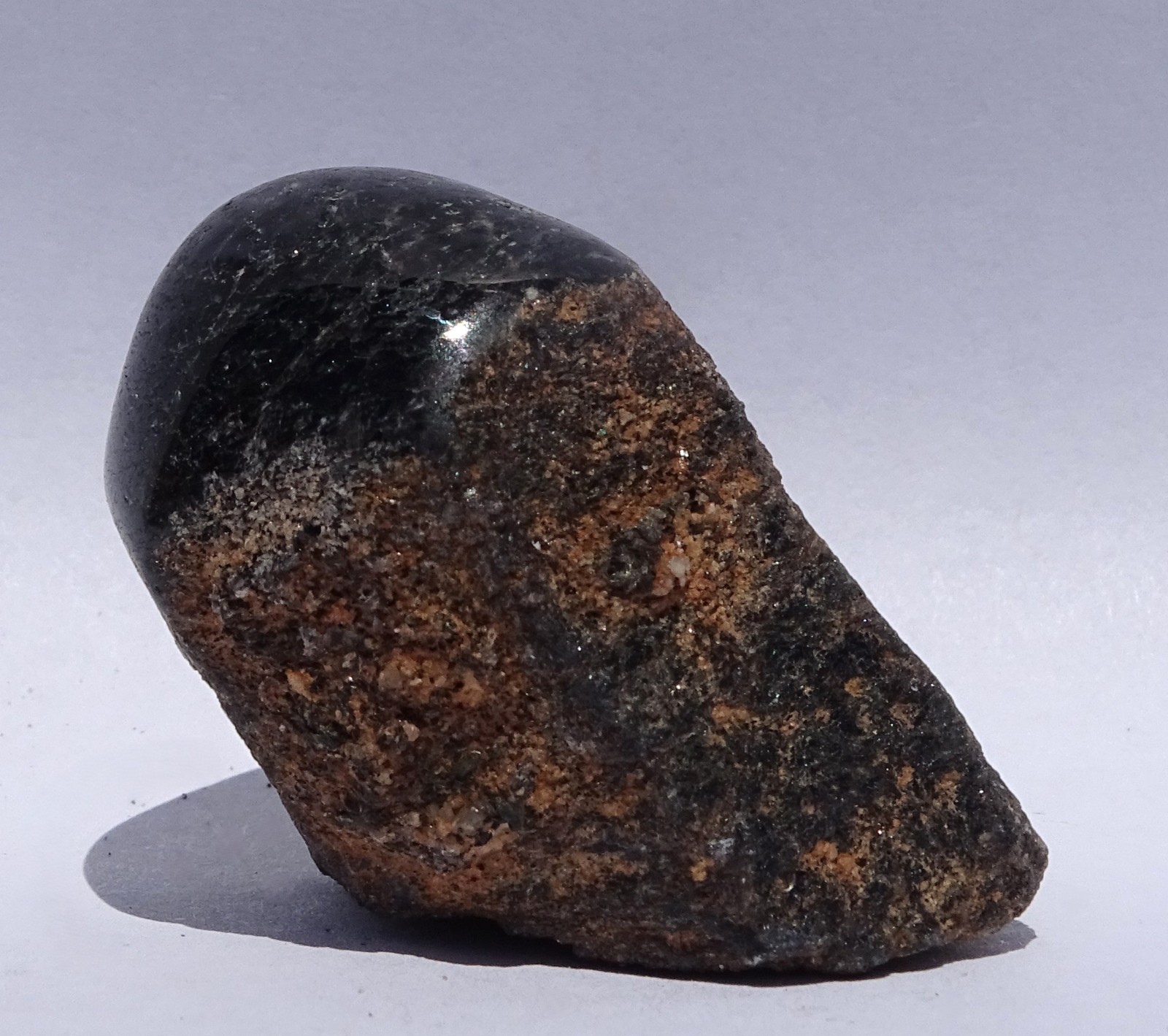 Dome Polished CORUNDUM Xl–Ruby No. 1 claim, Kingman, Arizona–Rare Specimen!!