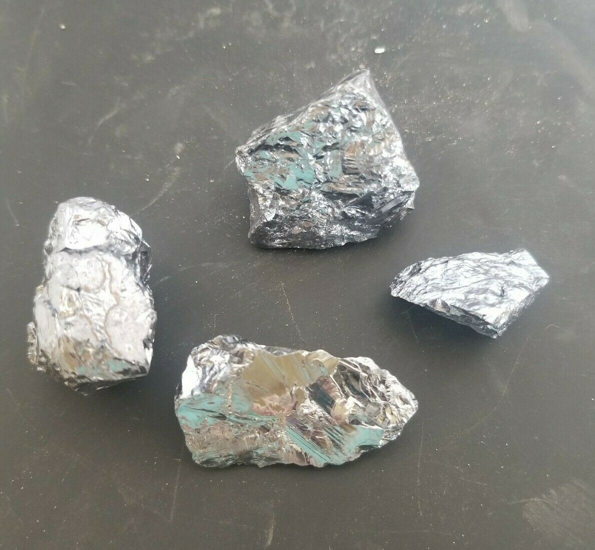 Silicon Pieces Mineral 2 ounces Lot of 4