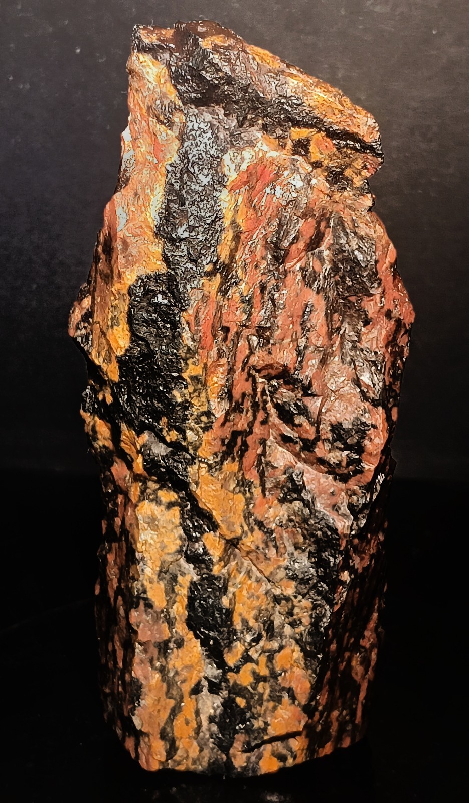 Historic Shepherds Fire Jasper Magnetite 315g Face Polished Slab Specimen MO