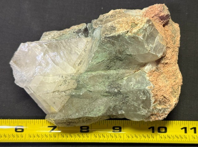 PHENOMENALLY FLUORESCENT /PHOSPHORESCENT 5″ CALCITE CRYSTAL ,COLORADO
