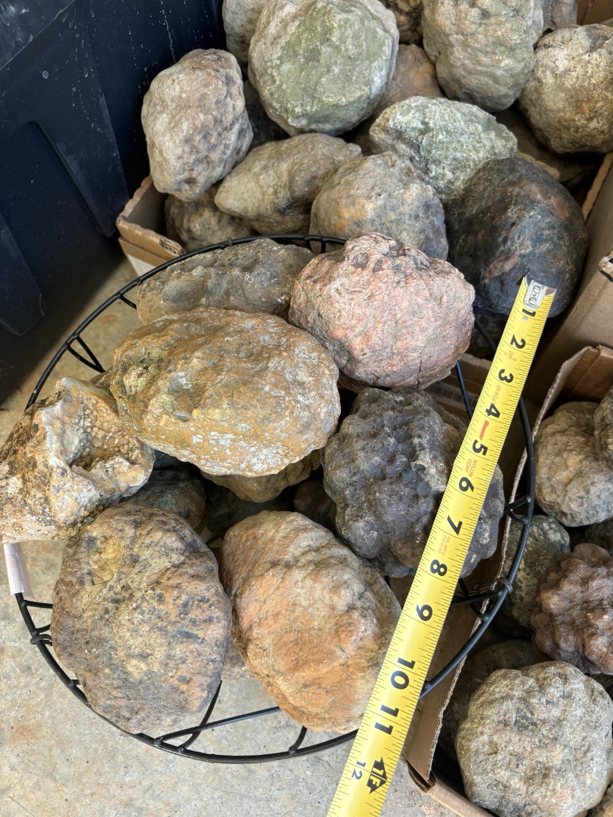 15 lbs Unopened Geodes Lot Natural Quartz Crystal Break Your Own Geode/ Lapidary