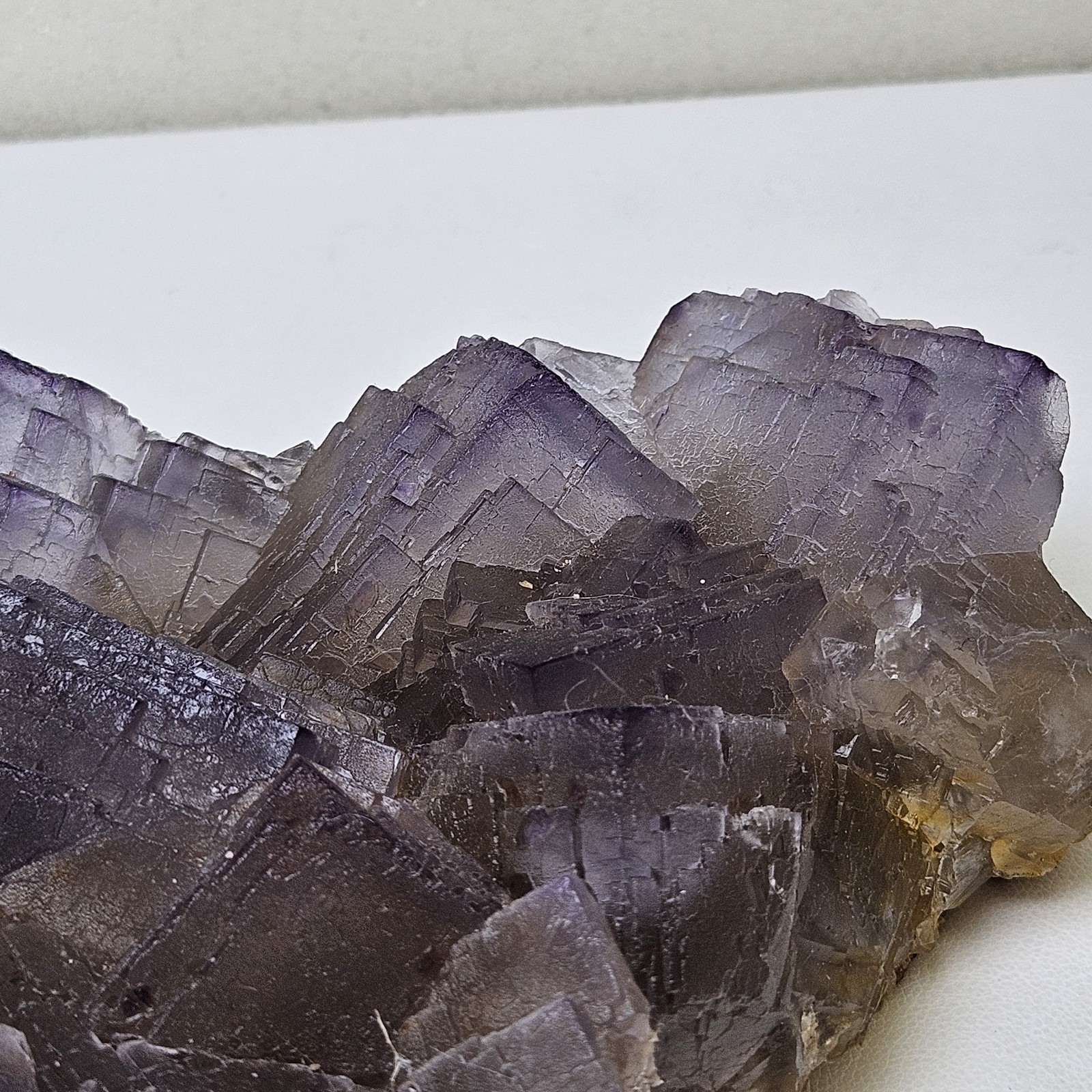 Huge Natural Purpleish Blue Cubic Fluorite Specimen 815G Phantoms U.S Seller