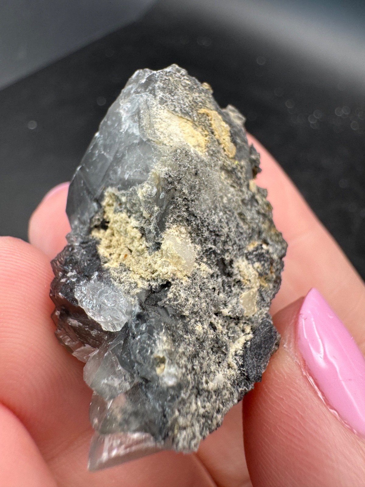 6702 Gray Benz Calcite with Slight Pyrite 25g Hun Nan