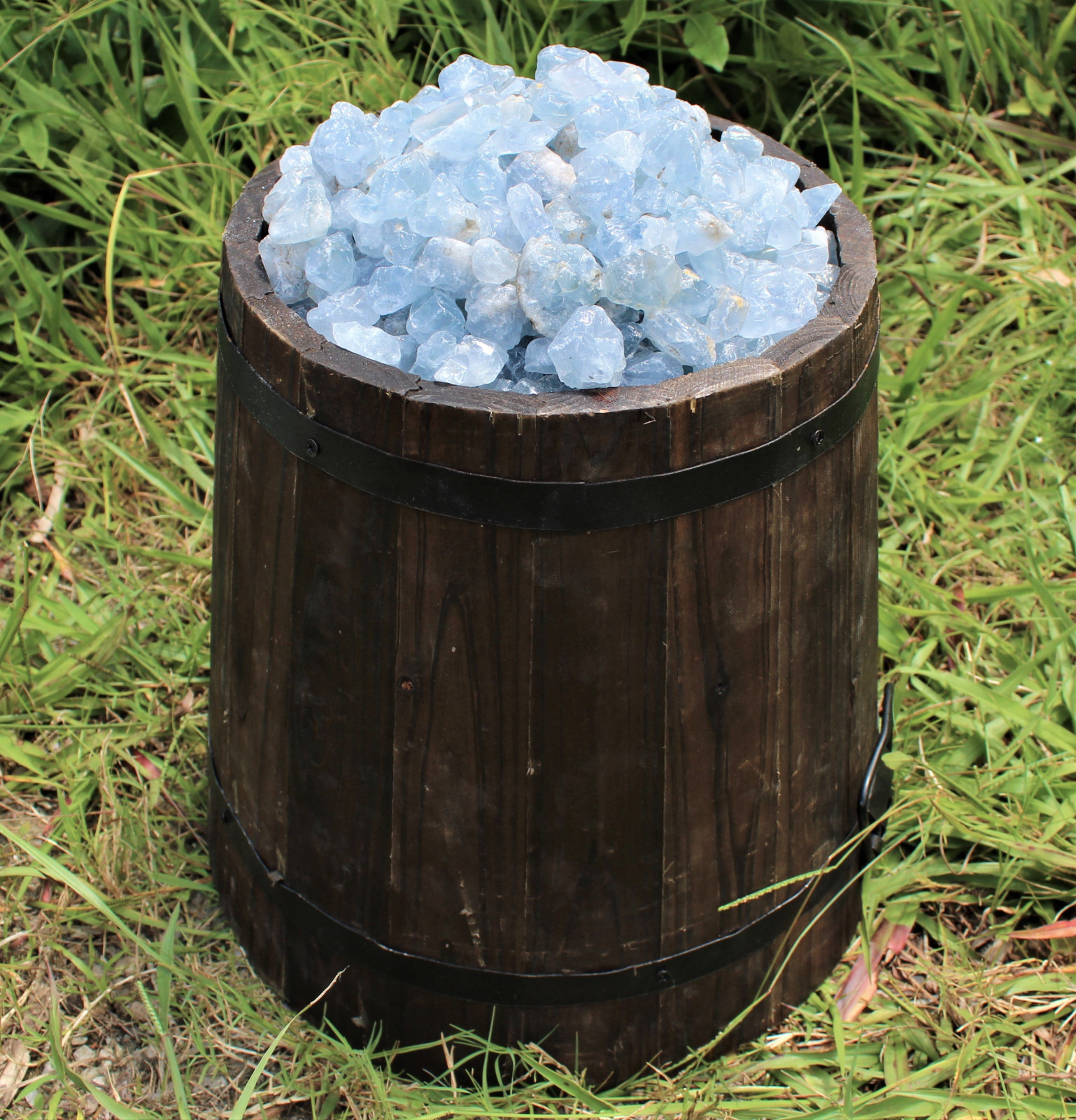 Celestite Rough Chips Natural Stones: Lot of 4 Pieces